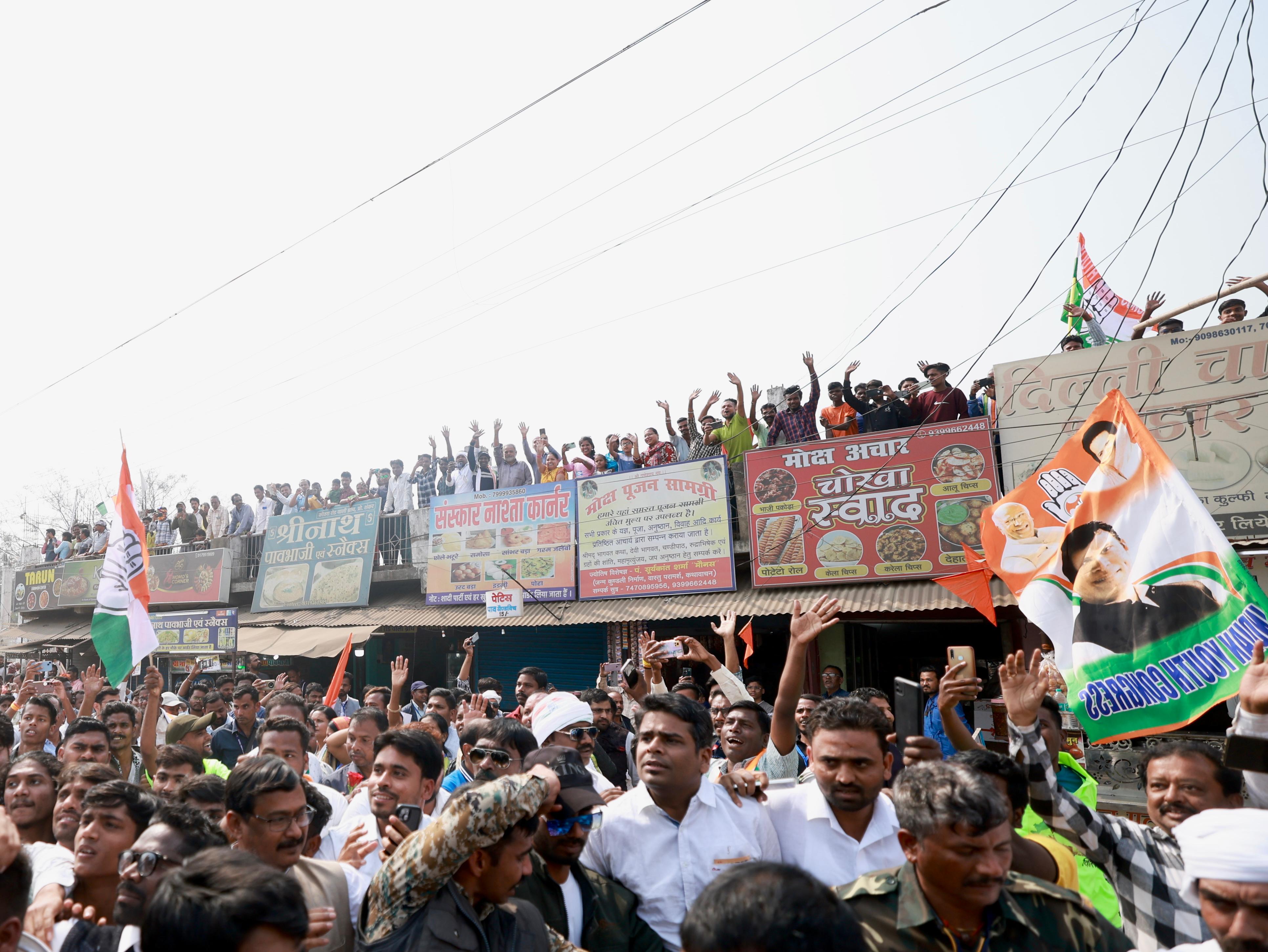 Chhattisgarh Huge Public Assembly In Bharat Jodo Nyay Yatra